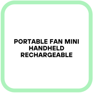Portable Fan Mini Handheld Rechargeable