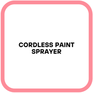 Cordless Paint Sprayer