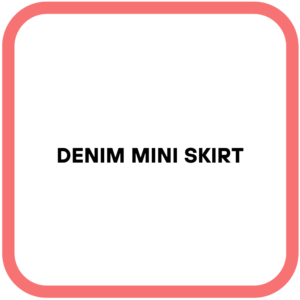 Denim mini Skirt