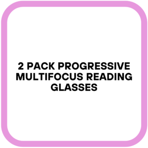 2 Pack Progressive Multifocus Reading Glasses