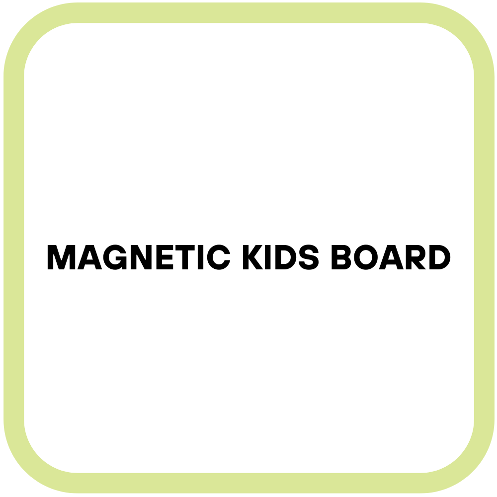 Magnetic kids board