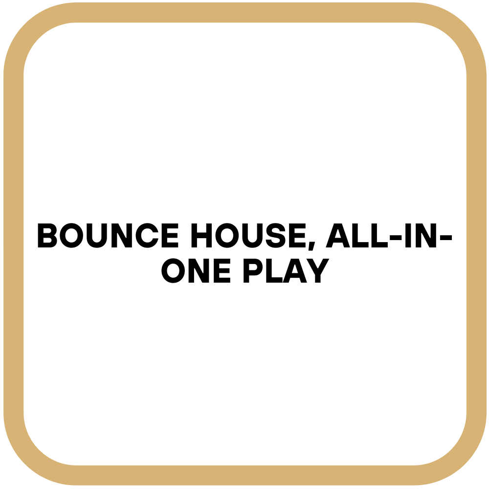Bounce House, All-in-One Play