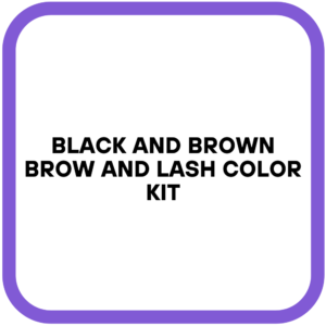 Black and Brown Brow and Lash Color Kit