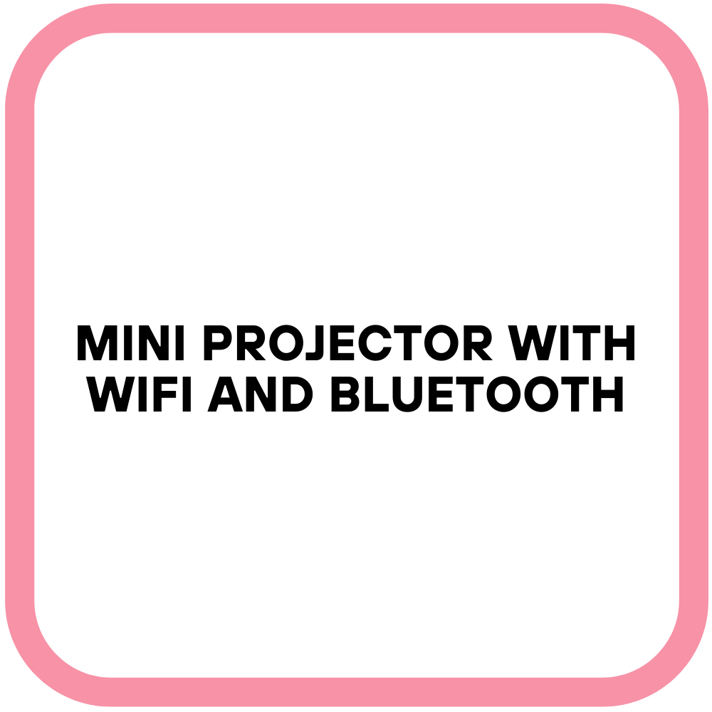 Mini Projector with Wifi and Bluetooth