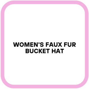 Women's Faux Fur Bucket Hat