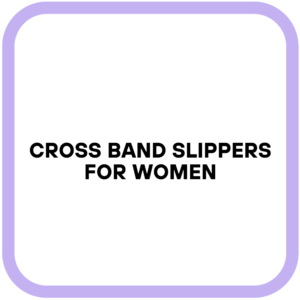 Cross Band Slippers For Women