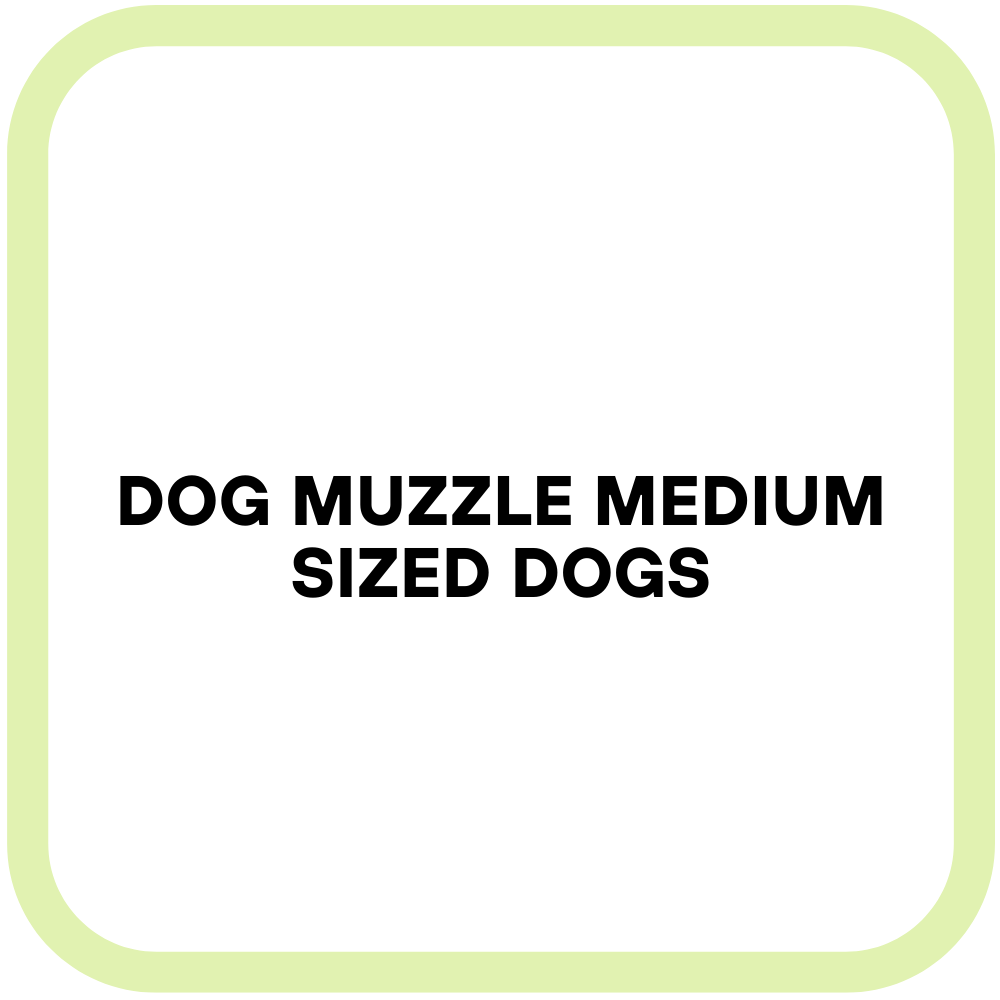 Dog Muzzle Medium Sized Dogs