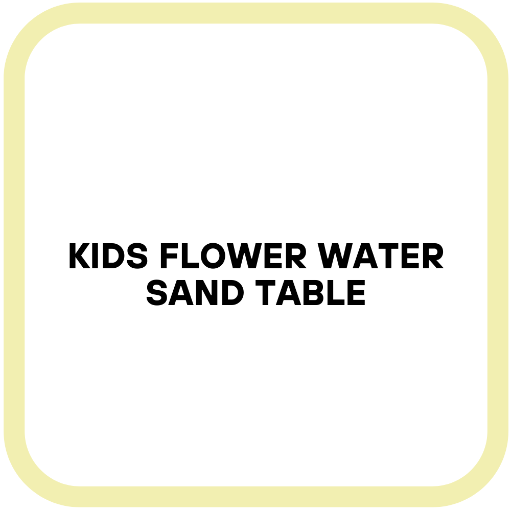 Kids Flower Water Sand Table