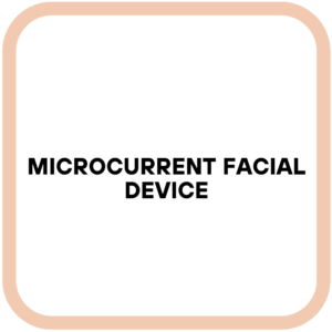 Microcurrent facial device