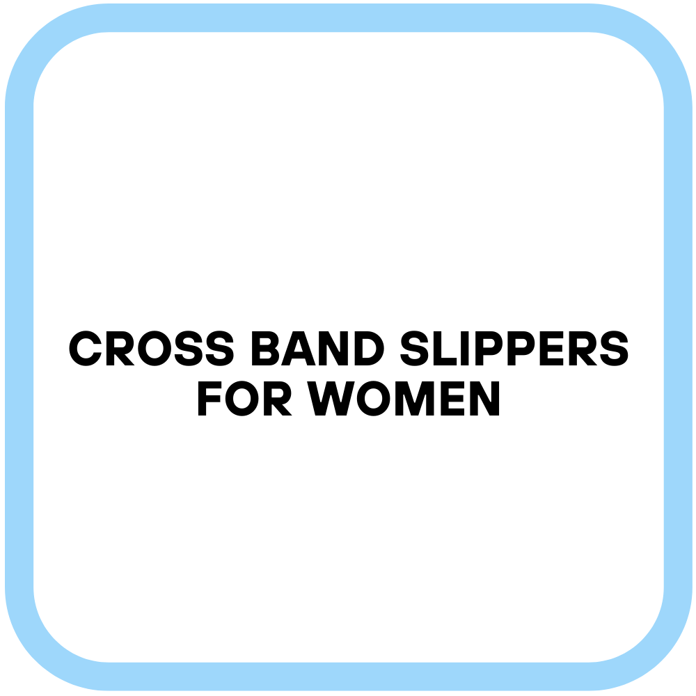 Cross Band Slippers For Women