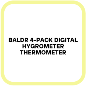 BALDR 4-Pack Digital Hygrometer Thermometer