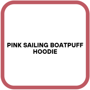 Pink Sailing boatpuff hoodie