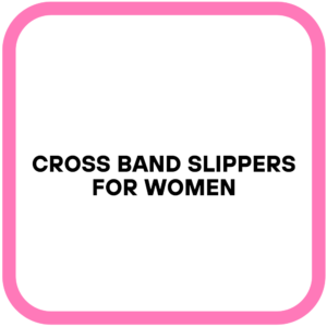 Cross Band Slippers For Women