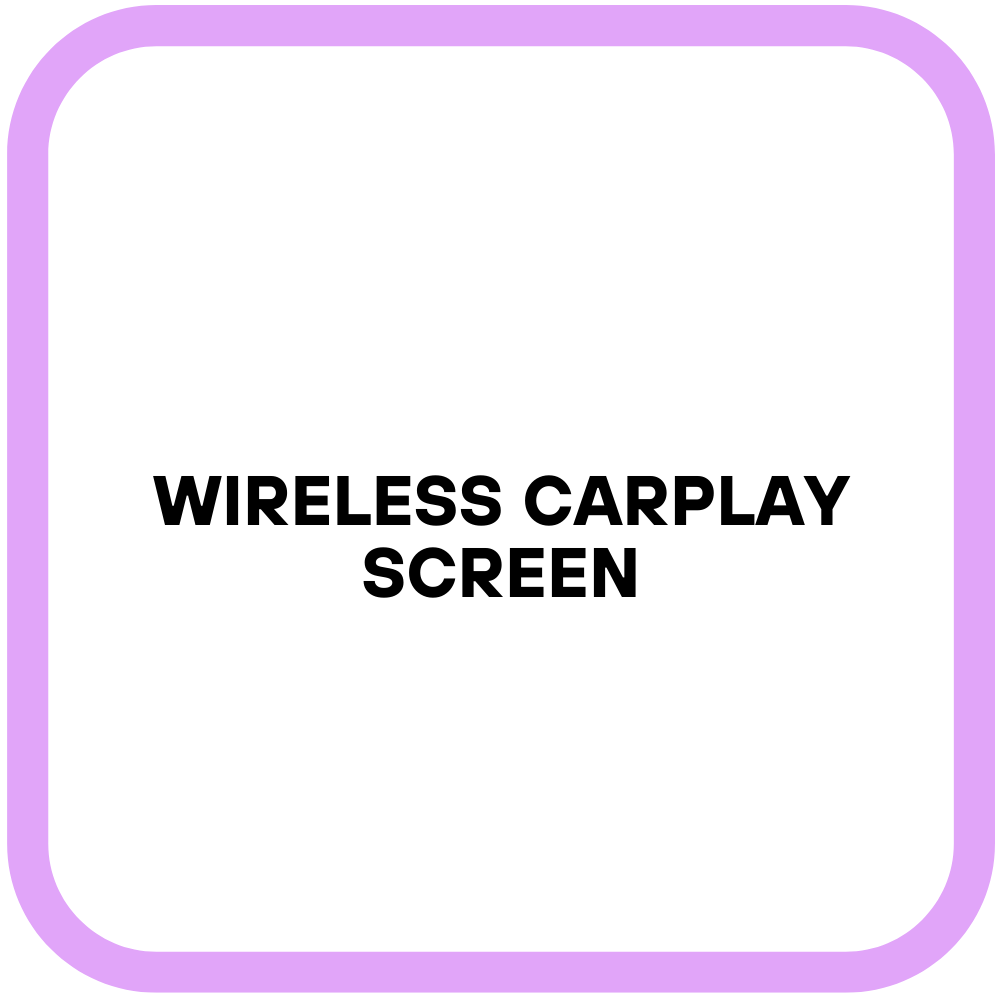 Wireless carplay screen