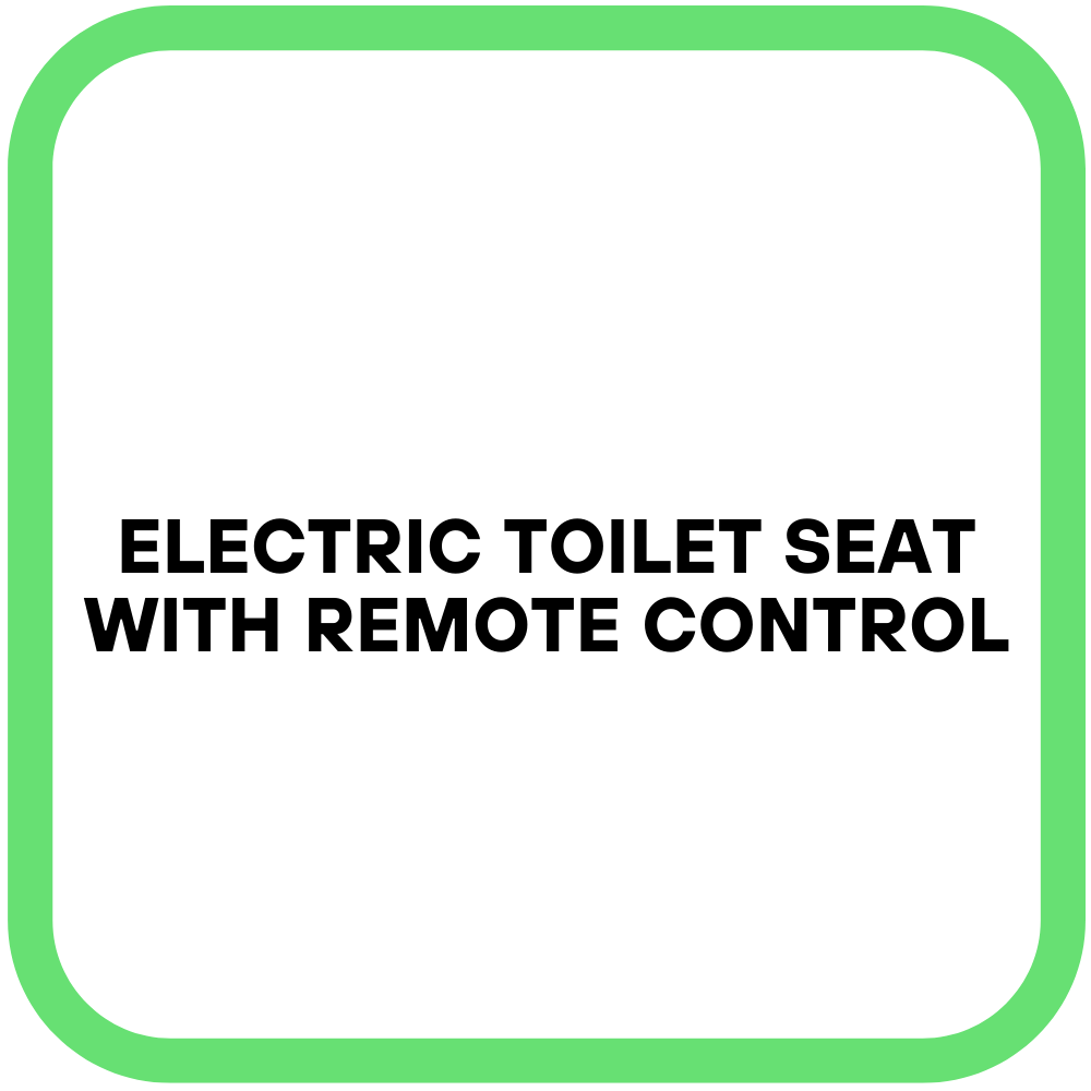 Electric Toilet Seat with Remote Control