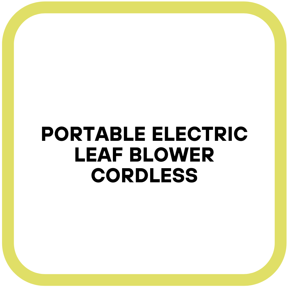 Portable Electric Leaf Blower Cordless