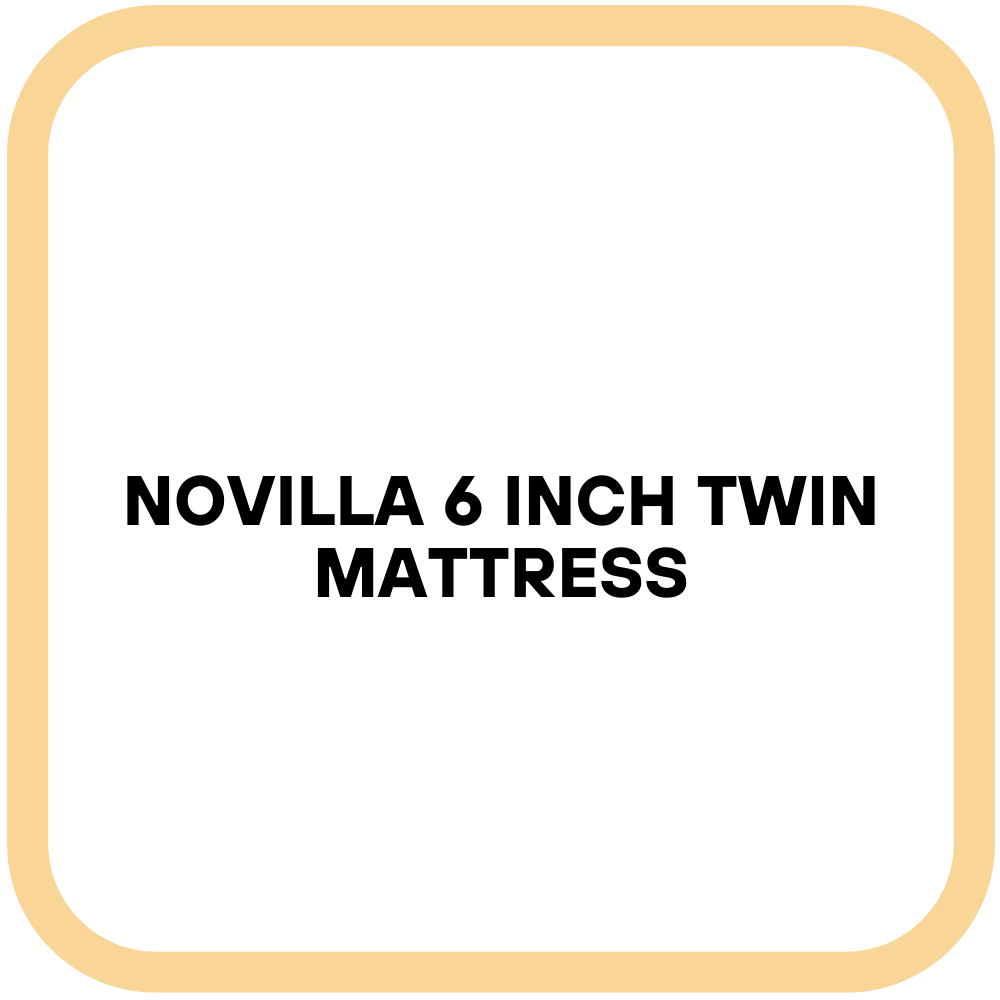 Novilla 6 Inch Twin Mattress