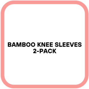 Bamboo Knee Sleeves 2-Pack