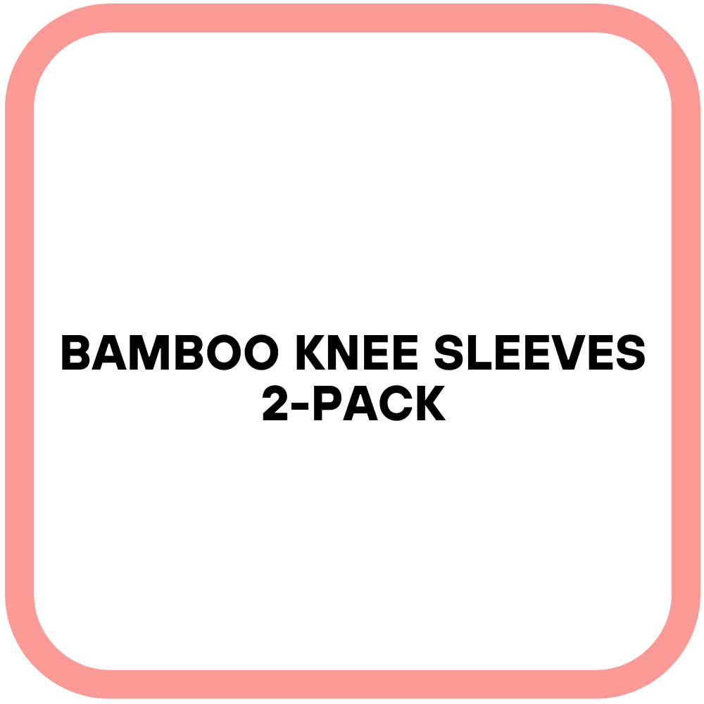 Bamboo Knee Sleeves 2-Pack