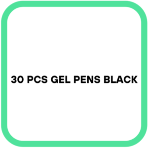30 Pcs Gel Pens Black