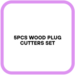5PCS Wood Plug Cutters Set