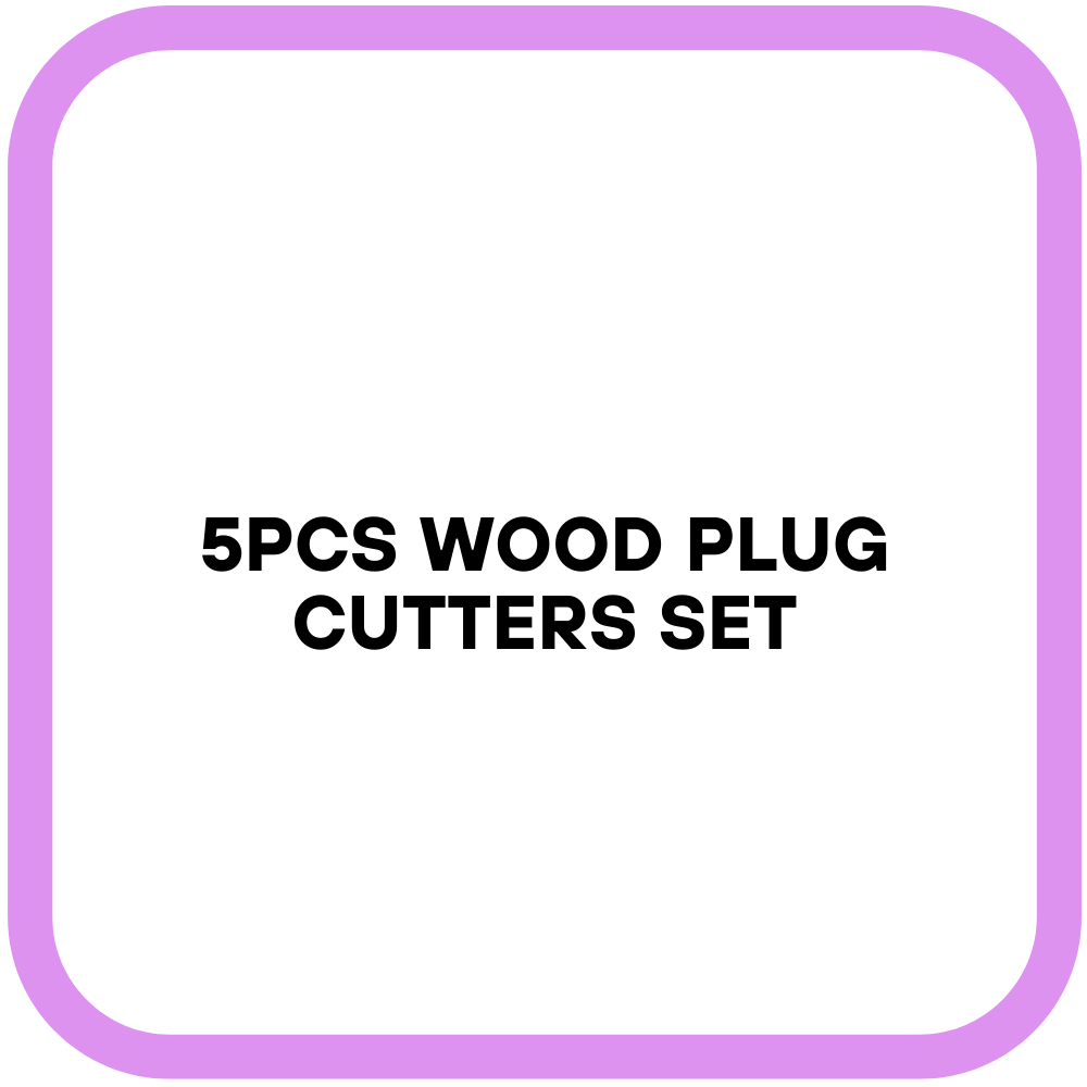 5PCS Wood Plug Cutters Set
