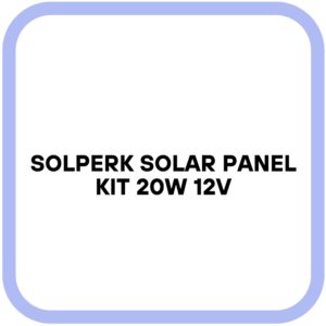 SOLPERK Solar Panel Kit 20W 12V