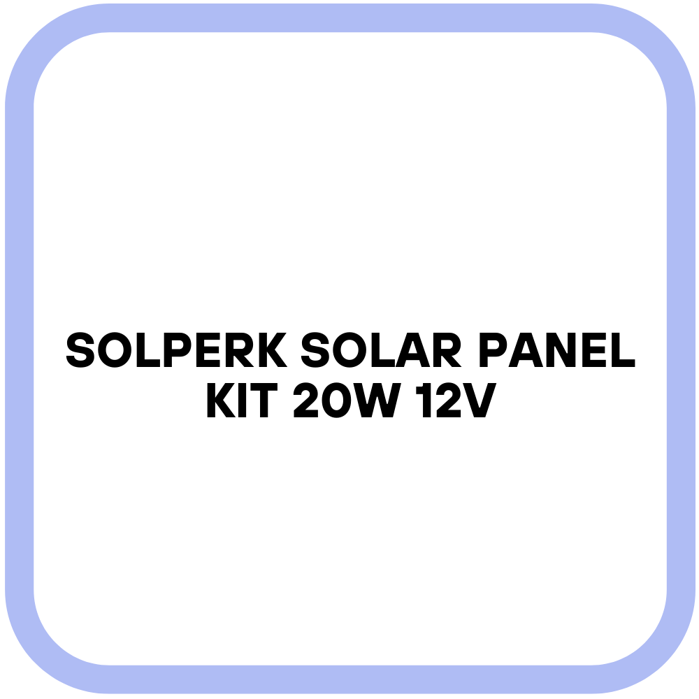 SOLPERK Solar Panel Kit 20W 12V