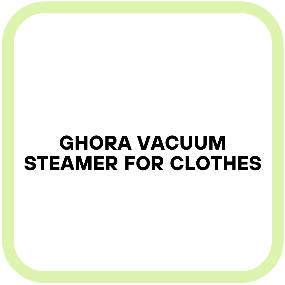 GHORA Vacuum Steamer for Clothes