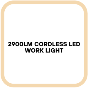 2900LM Cordless LED Work Light