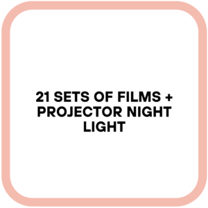 21 Sets of Films + Projector Night Light