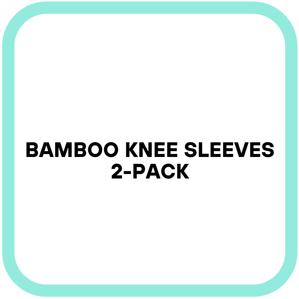 Bamboo Knee Sleeves 2-Pack