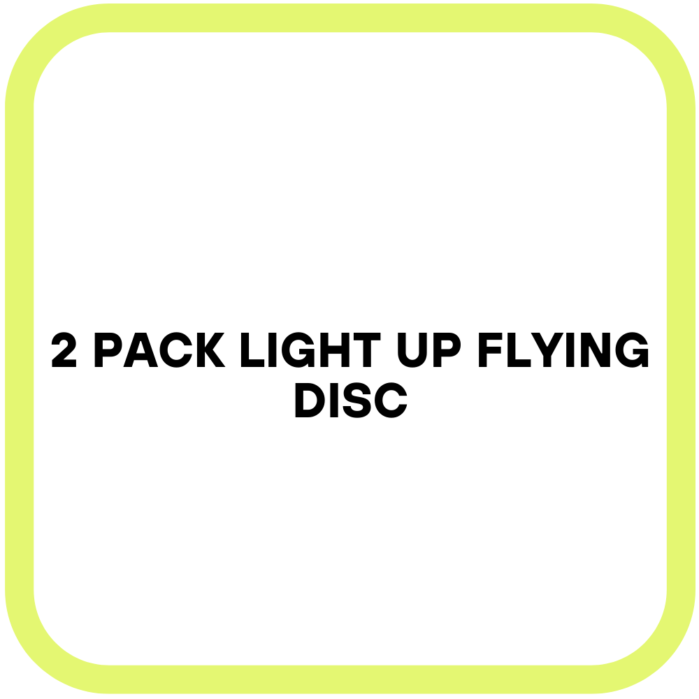 2 Pack Light Up Flying Disc