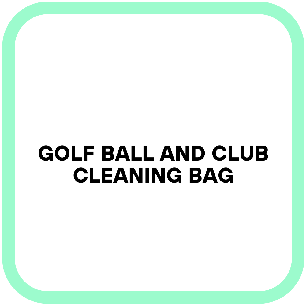 Golf Ball and Club Cleaning Bag