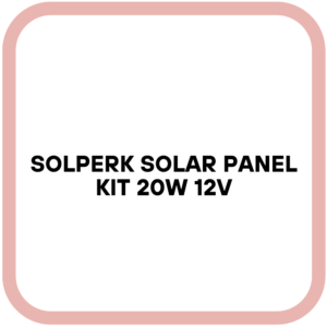 SOLPERK Solar Panel Kit 20W 12V