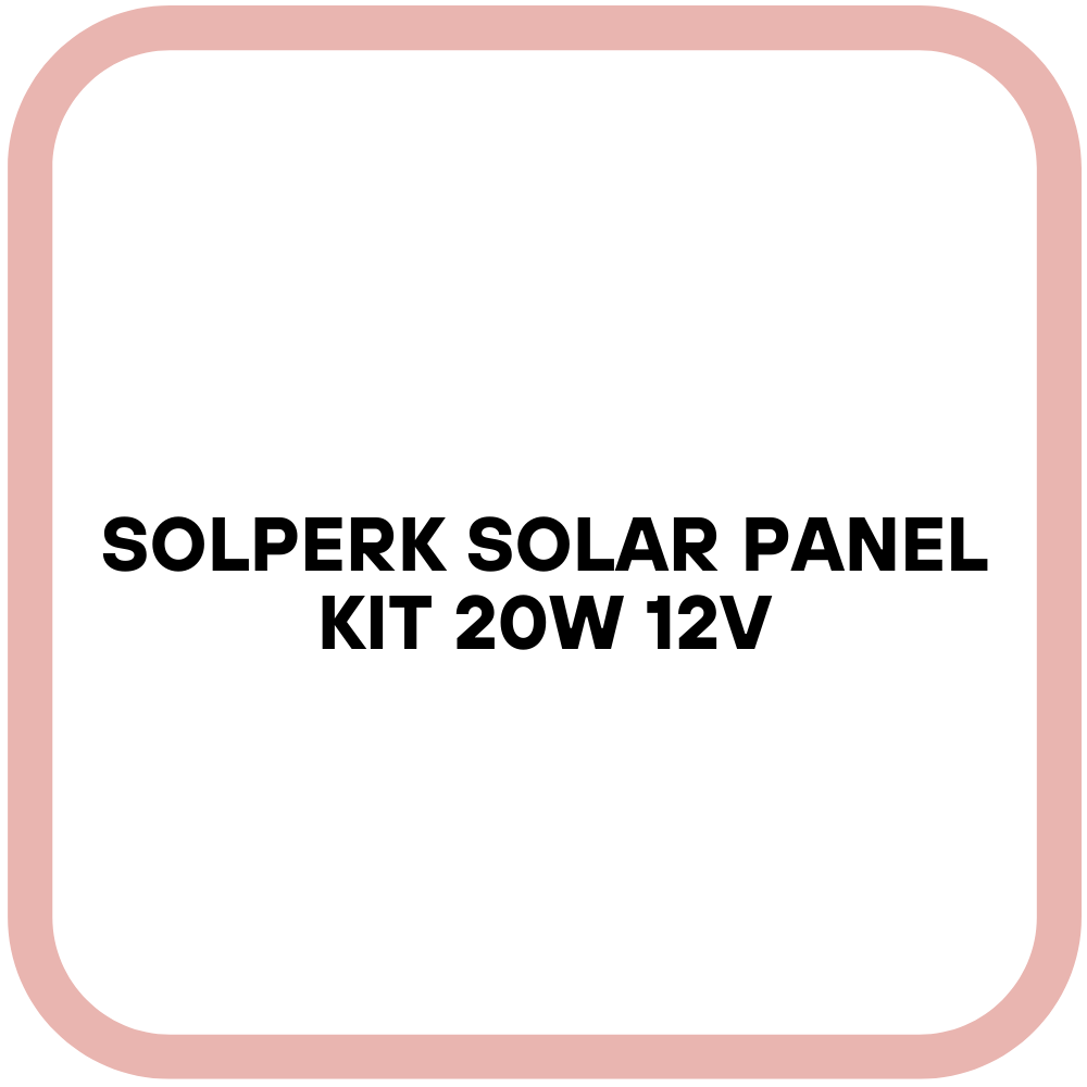 SOLPERK Solar Panel Kit 20W 12V