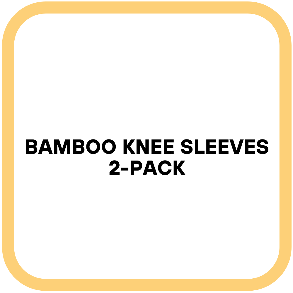 Bamboo Knee Sleeves 2-Pack