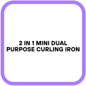 2 in 1 Mini Dual Purpose Curling Iron