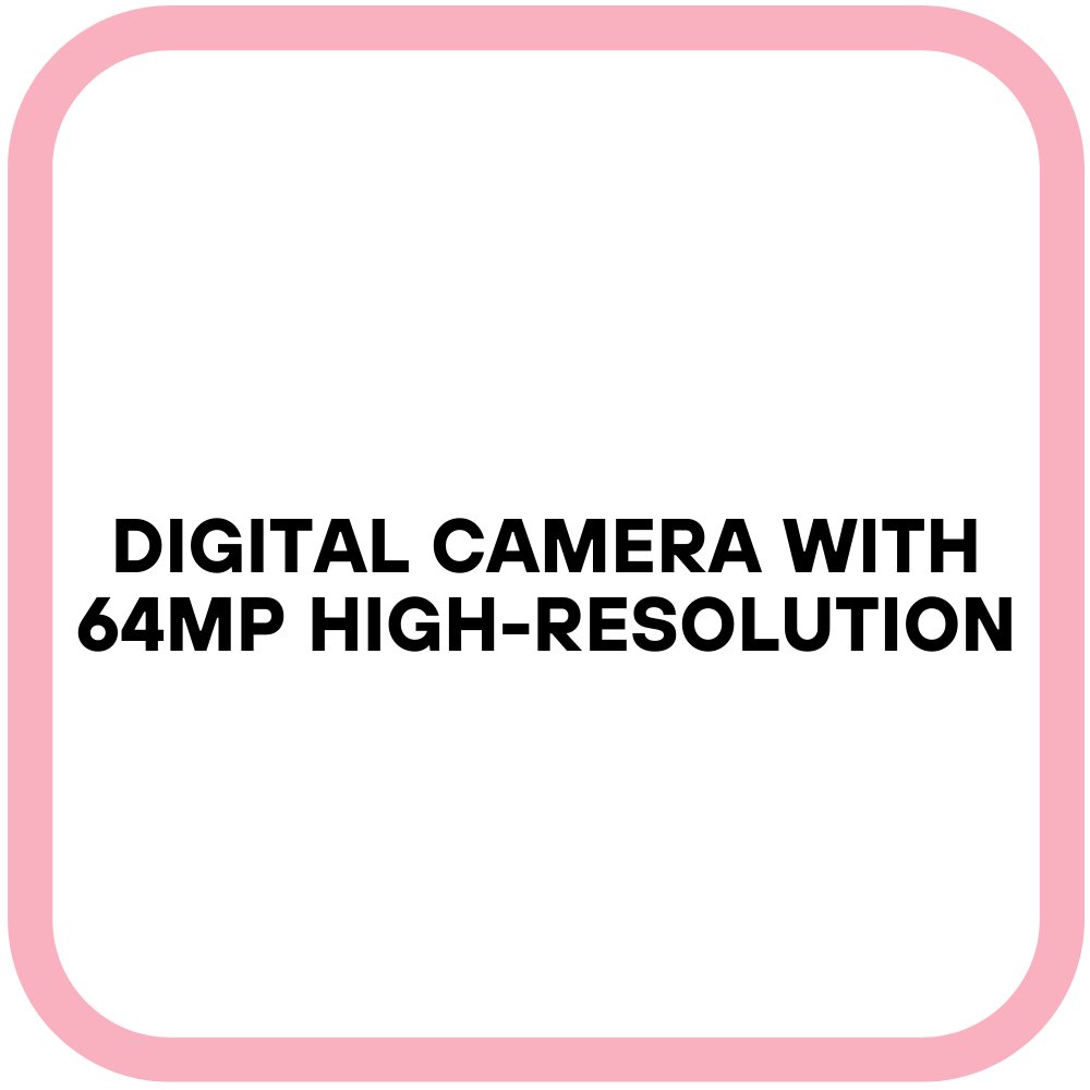 Digital Camera with 64MP High-Resolution