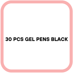 30 Pcs Gel Pens Black