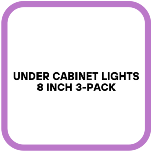 Under Cabinet Lights 8 Inch 3-Pack