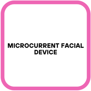 Microcurrent facial device