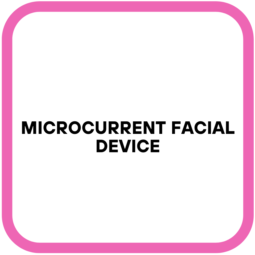 Microcurrent facial device