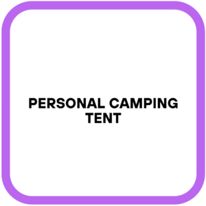 Personal camping Tent