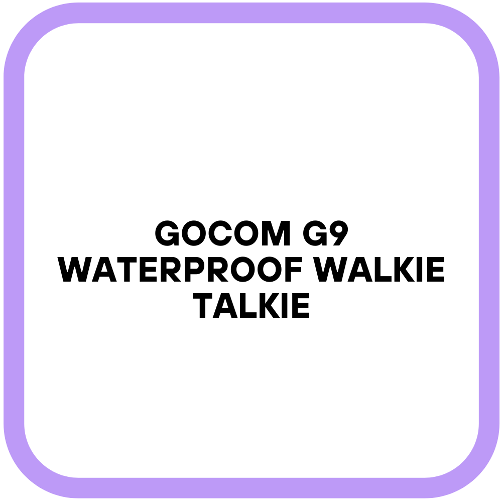 GOCOM G9 Waterproof Walkie Talkie