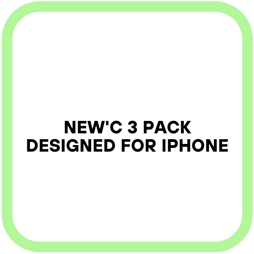 NEW'C 3 Pack Designed for iPhone