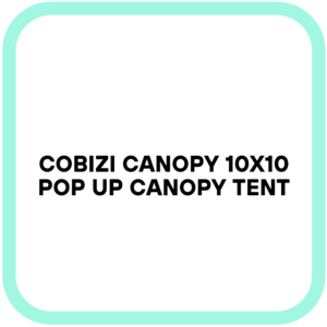 COBIZI Canopy 10x10 Pop Up Canopy Tent