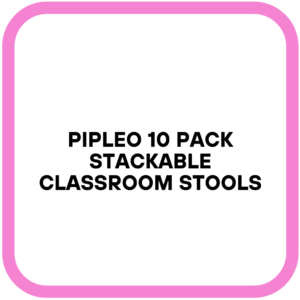 Pipleo 10 Pack Stackable Classroom Stools