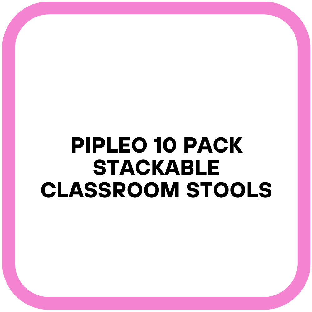 Pipleo 10 Pack Stackable Classroom Stools