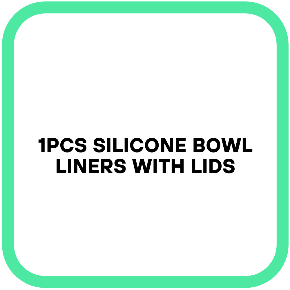 1PCS Silicone Bowl Liners with Lids